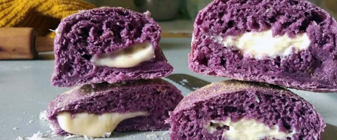 Ube Cheese Pandesal but Better